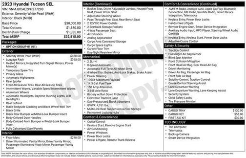 2023 Hyundai TUCSON SEL