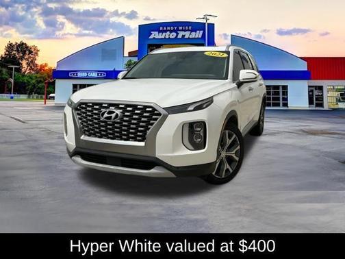 Hyper White 2021 Hyundai PALISADE SEL