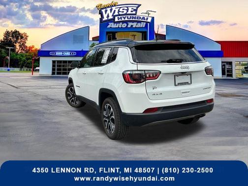 Bright White Clearcoat 2022 Jeep Compass Limited
