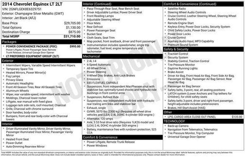 2014 Chevrolet Equinox 2LT