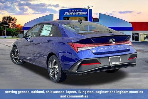 Intense Blue 2025 Hyundai ELANTRA HEV SEL Sport