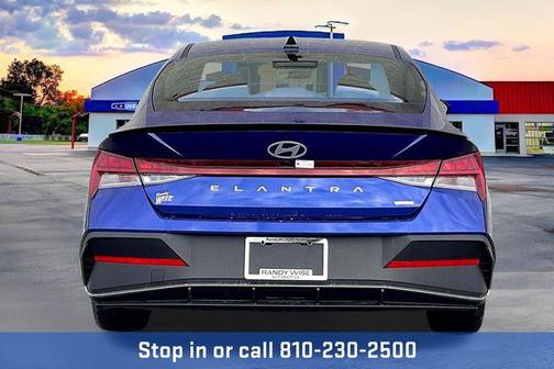 Intense Blue 2025 Hyundai ELANTRA HEV SEL Sport