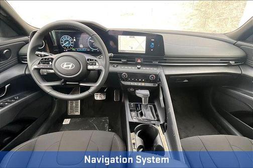 Intense Blue 2025 Hyundai ELANTRA HEV SEL Sport