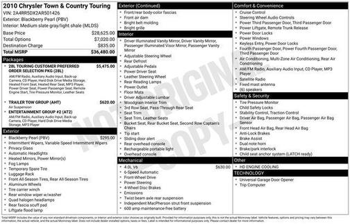 2010 Chrysler Town & Country Touring
