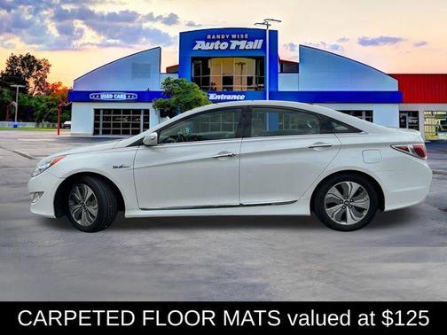 Diamond White Pearl 2015 Hyundai SONATA Hybrid Limited
