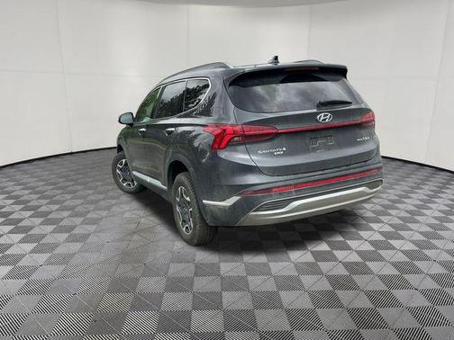 Portofino Gray 2023 Hyundai SANTA FE HEV Blue