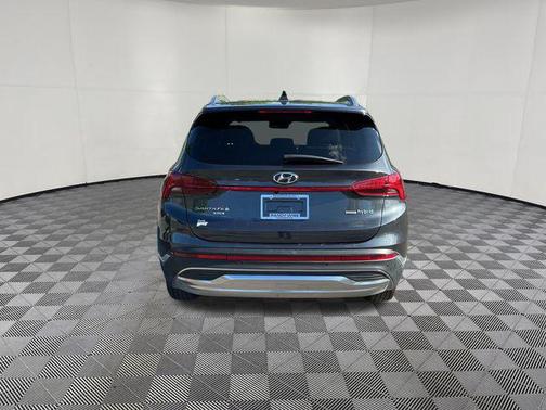Portofino Gray 2023 Hyundai SANTA FE HEV Blue