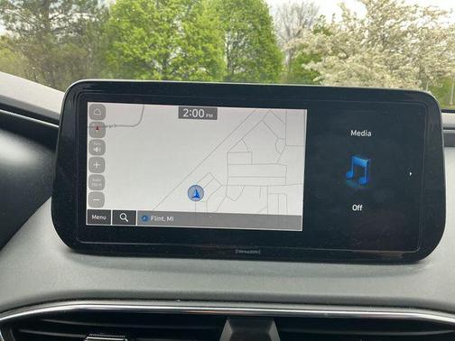 Portofino Gray 2023 Hyundai SANTA FE HEV Blue