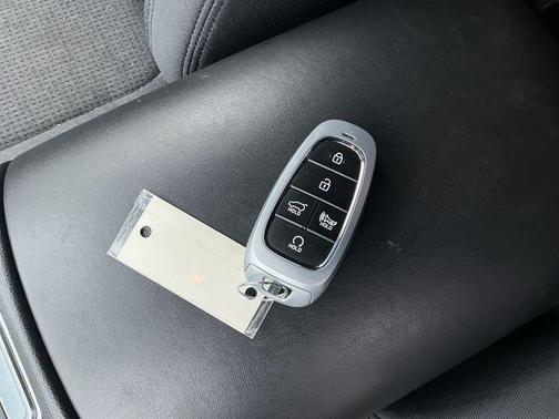Portofino Gray 2023 Hyundai SANTA FE HEV Blue