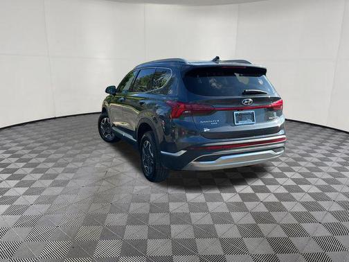 Portofino Gray 2023 Hyundai SANTA FE HEV Blue