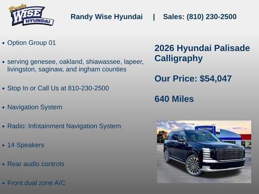 2026 Hyundai PALISADE Calligraphy