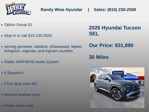 2026 Hyundai TUCSON SEL