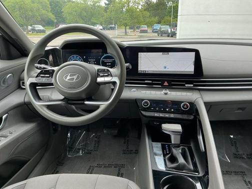 Serenity White 2024 Hyundai ELANTRA HEV Blue