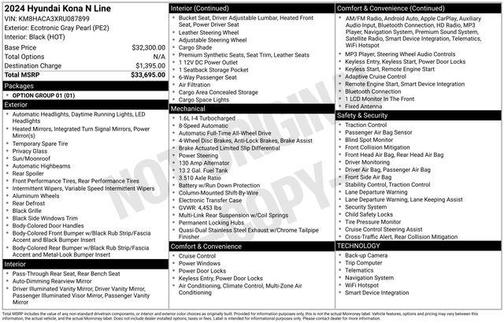 2024 Hyundai KONA N Line