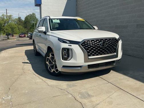 Hyper White 2022 Hyundai PALISADE Calligraphy
