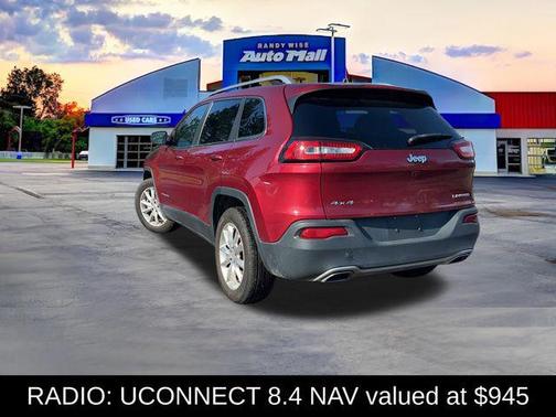 Deep Cherry Red Crystal Pearlcoat 2016 Jeep Cherokee Limited