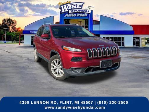 Deep Cherry Red Crystal Pearlcoat 2016 Jeep Cherokee Limited