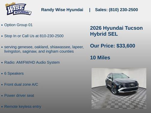 Deep Sea 2026 Hyundai TUCSON Hybrid SEL