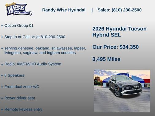 Deep Sea 2026 Hyundai TUCSON Hybrid SEL