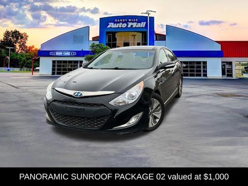 Eclipse Black 2014 Hyundai SONATA Hybrid Limited