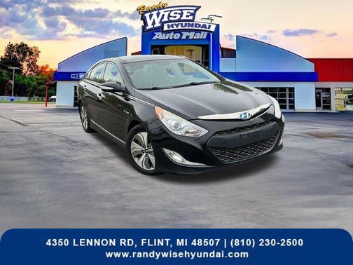 Eclipse Black 2014 Hyundai SONATA Hybrid Limited