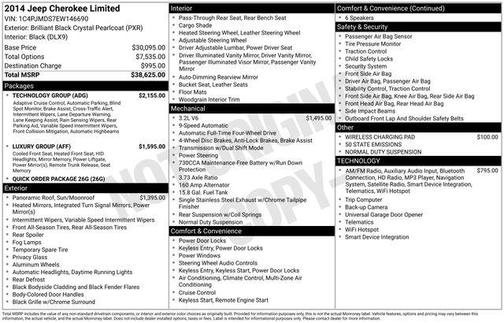2014 Jeep Cherokee Limited