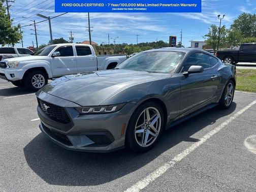 CARBONIZED GRAY METALLIC 2024 Ford Mustang ECOBOOST PREMIUM