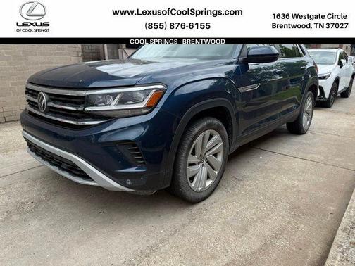 Blue 2020 Volkswagen Atlas Cross Sport 3.6L V6 SE w/Technology