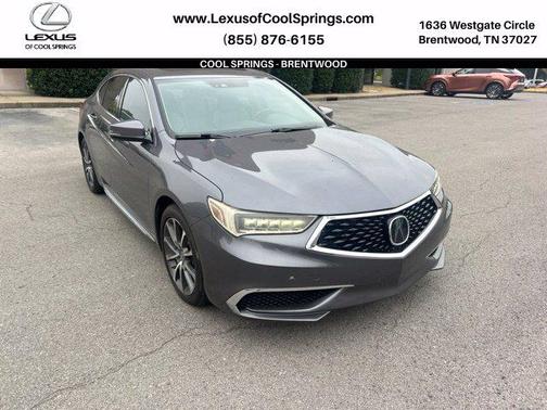 Modern Steel Metallic 2018 Acura TLX Technology