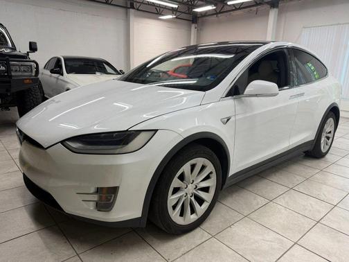 Pearl White Multi-Coat 2020 Tesla Model X Long Range Sport Utility 4D
