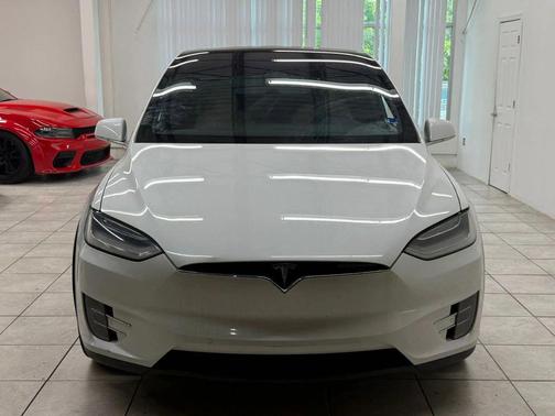 Pearl White Multi-Coat 2020 Tesla Model X Long Range Sport Utility 4D
