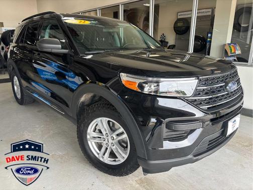 Agate Black Metallic 2022 Ford Explorer XLT