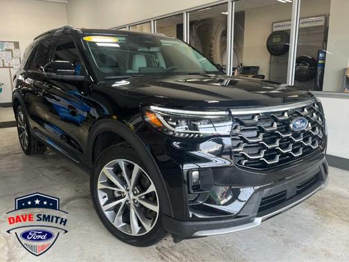 Agate Black 2025 Ford Explorer Platinum
