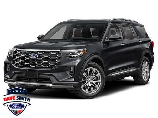 Agate Black 2025 Ford Explorer Platinum