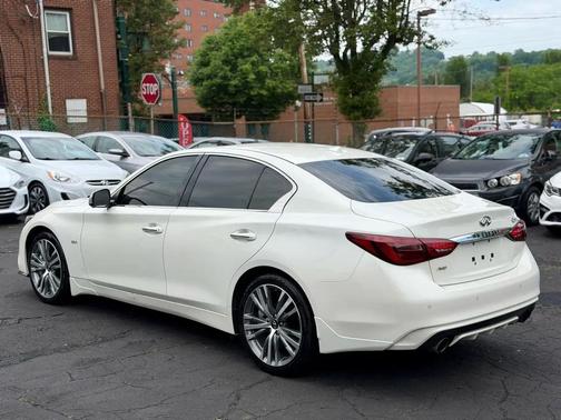 Majestic White 2020 INFINITI Q50 3.0t Sport