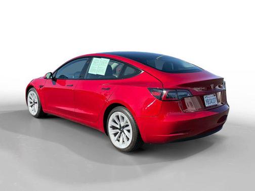 Red Multi-Coat 2022 Tesla Model 3 Long Range