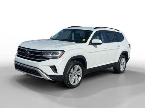 Pure White 2023 Volkswagen Atlas 3.6L SE w/Technology