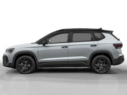 Monument Gray w/Deep Black Roof 2026 Volkswagen Taos SE Black
