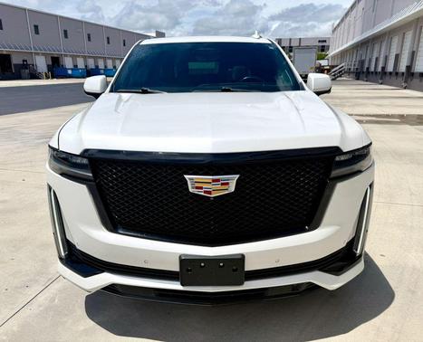 Crystal White Tricoat 2022 Cadillac Escalade ESV Sport Platinum