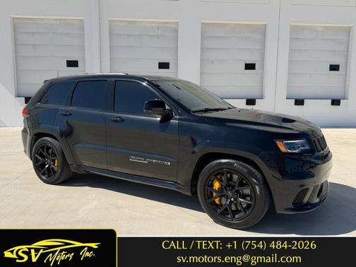 Diamond Black Crystal Pearlcoat 2018 Jeep Grand Cherokee Trackhawk