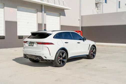 White 2022 Jaguar F-PACE SVR Sport Utility 4D