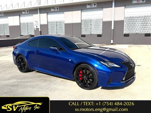 Ultrasonic Blue Mica 2.0 2019 Lexus RC 300 F Sport