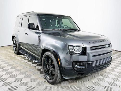 Carpathian Gray Metallic 2025 Land Rover Defender 110 P400 X-Dynamic SE