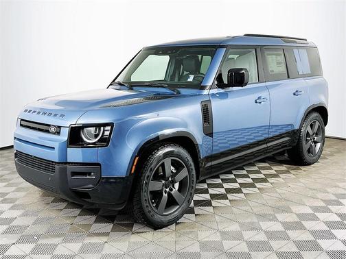 Tasman Blue Metallic 2026 Land Rover Defender P400 X-Dynamic SE SUV