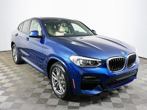 Phytonic Blue Metallic 2021 BMW X4 xDrive30i