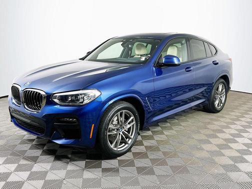 Phytonic Blue Metallic 2021 BMW X4 xDrive30i