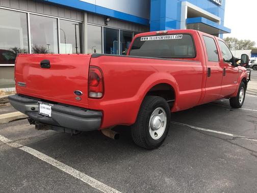 Red 2007 Ford F-250