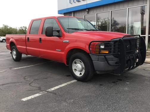Red 2007 Ford F-250
