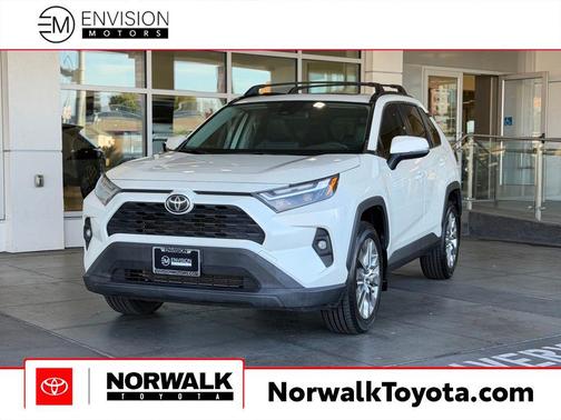 Blizzard Pearl 2022 Toyota RAV4 XLE Premium