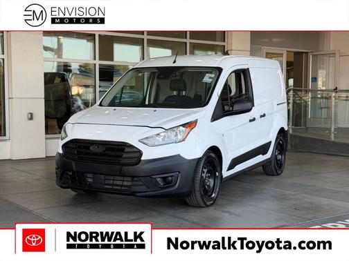 Frozen White 2020 Ford Transit Connect XL Cargo Van